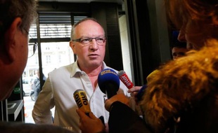 Le secrétaire général de la CGT, Eric Aubin, le 17 janvier 2014 à Paris