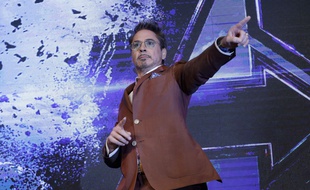 Robert Downey Jr. en tournée promo mondiale pour «Avengers:Endgame», le 15 avril à Seoul en Corée du Sud