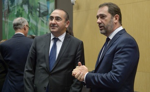 Le ministre de l'Intérieur, Christophe Castaner, et le secrétaire d'Etat à l'Intérieur Laurent Nuñez, le 3 décembre 2018.