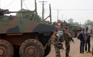 Des soldats français, le 13 mars 2015 à Bangui