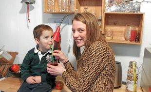 Eugénie Ruff a eu l'idée de ce café à la naissance de son fils Antoine, qui a aujourd'hui 3 ans.
