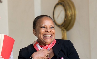 Christiane Taubira, alors encore ministre de la Justice, le 9 décembre 2015 à Paris.