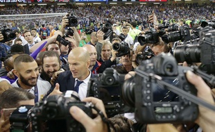 Zinedine Zidane après la victoire face à la Juventus