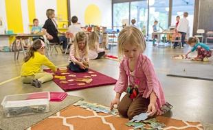 Une école Montessori à Lincoln aux USA.