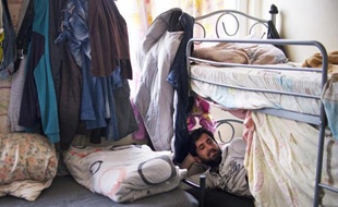 Le camp de réfugiés bulgare de Harmanli le 22 avril 2015
