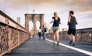 Passé une période de douleur, des hormones de bien-être sont libérées dans le corps des coureurs.