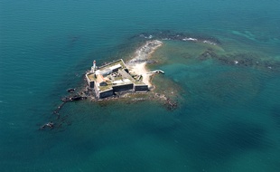 Le fort de Brescou, au large du Cap d'Agde