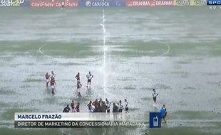Le match entre Flamengo et Vasco, dimanche au Maracana, a été interrompu pendant près d'une heure en raison des fortes pluies.
