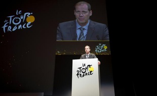 Le directeur général du Tour de France, Christian Prudhomme, le 22 octobre 2014 à Paris