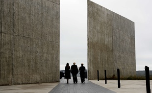 Donald et Melania Trump se sont recueillis sur le mémorial dédié aux victimes du vol 93, en Pennsylvanie, le 11 septembre 2018.