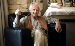 Gérard Fromanger dans son atelier le 13 juin 2008