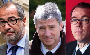 Les trois membres de l'UMP proches de Nicolas Sarkozy en garde à vue sont Philippe Blanchetier, Philippe Briand et Guillaume Lambert.