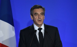 François Fillon lors de sa conférence de presse, le 6 février 2017.