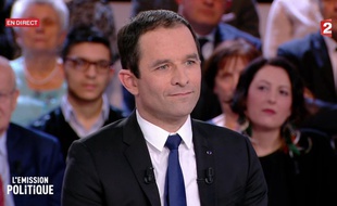 Benoît Hamon, sur le plateau de «L'Emission politique», jeudi 8 décembre.