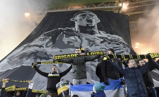 L'hommage à Sala avant la recontre Nantes-Saint-Etienne.