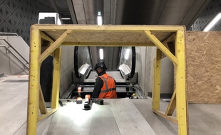 Les travaux ont repris depuis quelques jours sur le chantier de la ligne B du métro à Rennes.