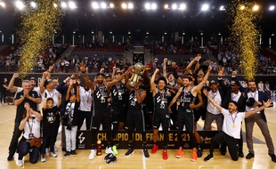 L'ASVEL fête son 20e titre de champion de France, ce samedi à Rouen.