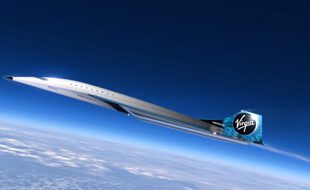 Un avion supersonique de chez Virgin (illustration).