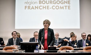 Marie-Guite Dufay, ici en janvier 2016, a protesté énergiquement contre les propos de l'élu RN.