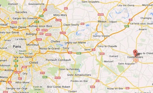 Carte de localisation de Coulommiers (Seine-et-Marne)