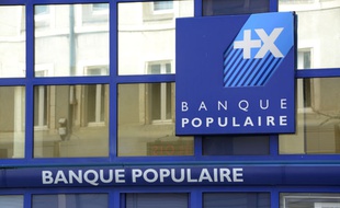 Une agence de la Banque Populaire.