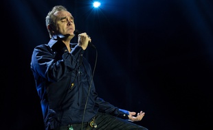 Le chanteur Morrissey sur scène à Göteborg en Suède en 2016