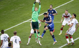 Manuel Neuer lors de la finale du Mondial 2014 le 13 juillet.
