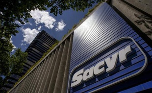 Le siège du groupe de BTP espagnol Sacyr à Madrid, le 1er juin 2014