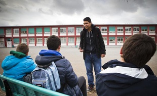 Aïmen, élève de troisième et médiateur au collège madame de Sevigné de Gagny.