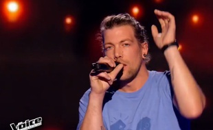 Jérémie, candidat de la saison 5 de «The Voice». - Shine France - TF1 Capture d'écran