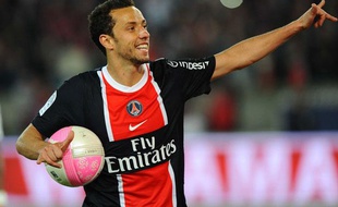 Nenê, pendant PSG-Rennes, au Parc des Princes, le 13 mai 2012.
