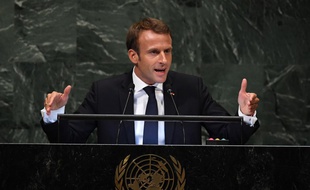 Emmanuel Macron s'exprimait pour la deuxième fois devant l'assemblée générale de l'ONU.