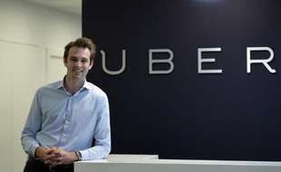 Thibaud Simphal, le directeur général de Uber France, le 19 mai 2015 à Paris