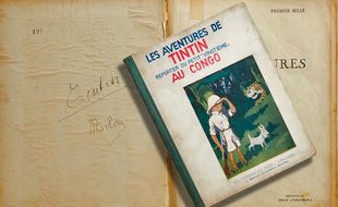 L'album «Les aventures de Tintin reporter du petit Vingtième au Congo» est estimé entre 7.000 et 10.000 euros.