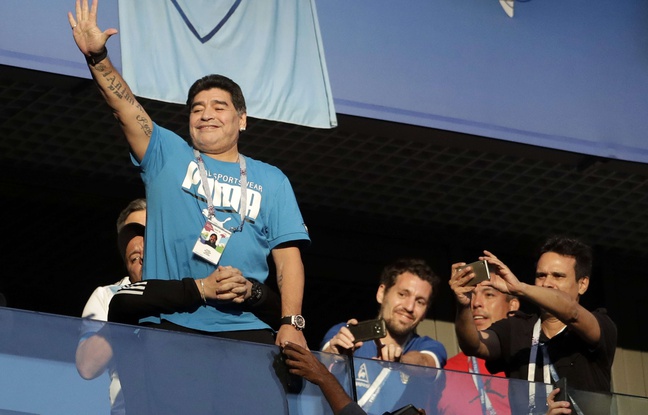 Coupe du monde 2018: «Je vais bien»... Diego Maradona rassurant après son malaise pendant Nigeria-Argentine