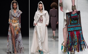Julien Fournié a présenté sa collection haute couture printemps été 2015 ce mardi 27 janvier 2015.