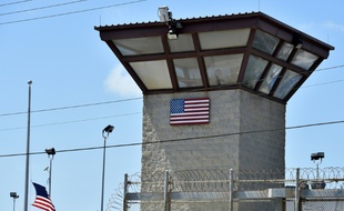 Vue du "Camp 6" de Guantanamo Bay, à Cuba