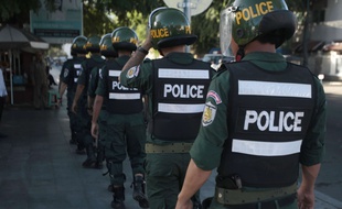 La police cambodgienne a arrêté les suspects en début de semaine (illustration).