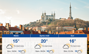 Météo Lyon: Prévisions du jeudi 18 avril 2019