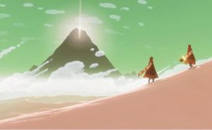 Les personnages sont attirés par une mystérieuse montagne.