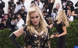 Madonna au gala du Met le 1er mai 2017 à New York.