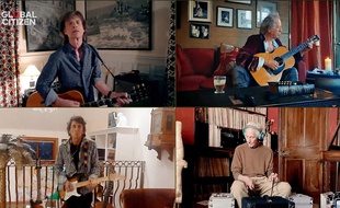 Les Rolling Stones lors du concert confiné "One World: Together at Home" organisé par Lady Gaga et l'OMS.