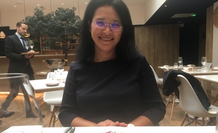 Notre invitée Christine C.-M. au restaurant Erh de la Maison du saké