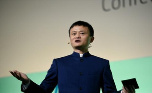 Jack Ma, fondateur du géant du commerce en ligne Alibaba et nouveau propriétaire du Château de Sours, le 5 décembre 2015 à la COP 21 à Paris