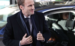 Le président Emmanuel Macron le 17 novembre 2017 à Gothenburg en Suède