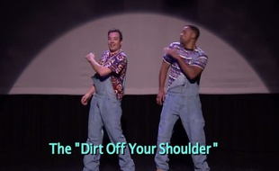 Jimmy Fallon et Will Smith, lundi 17 février 2014.