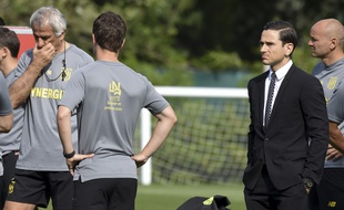 Vahid Halilhodzic et Franck Kita, DG du FCN.