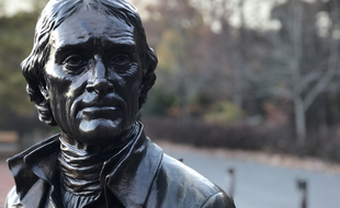 Une statue de l'ancien président américain (et esclavagiste) Thomas Jefferson. (illustration)