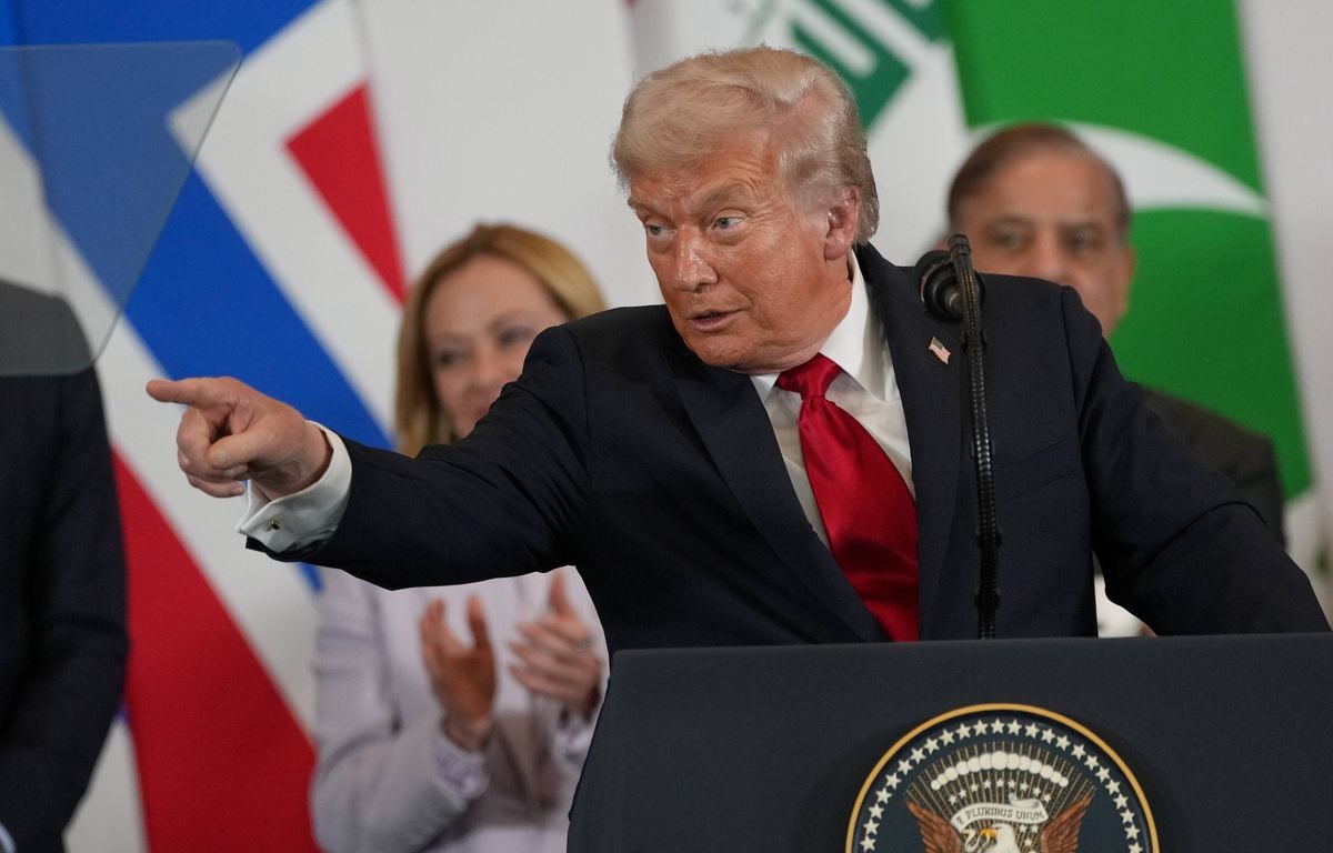 En images : Ces (nombreux) moment gênants entre Donald Trump et Emmanuel Macron