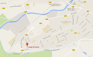 Le garage de l'Avenue à Hautmont (59).